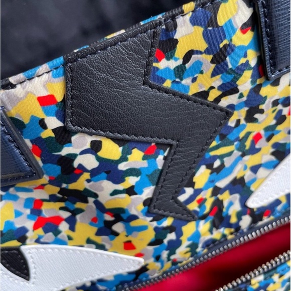 FENDI Monster Shopper Tote Confetti Print Nylon 2016  Preowned Style:7VA367-5WH - Picture 11 of 13